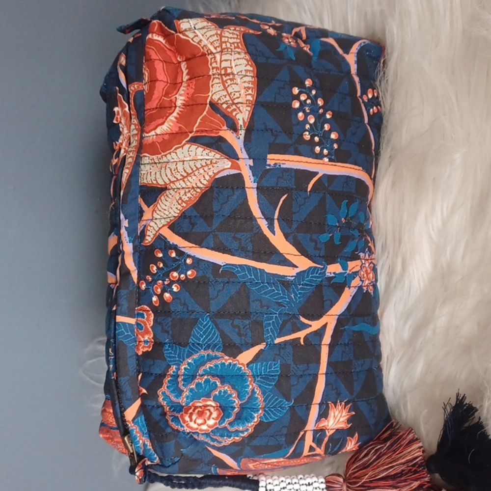 Ulla Johnson  floral cosmetic bag  with tassels - Picture 2 of 14